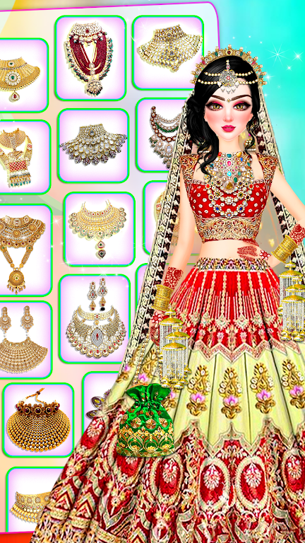 Indian Bride Dress Up Girl Captura de pantalla 3