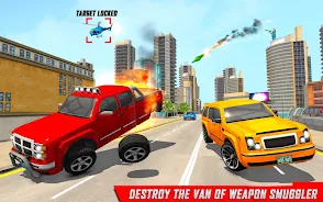 Traffic Car Shooting Games Ekran Görüntüsü 1