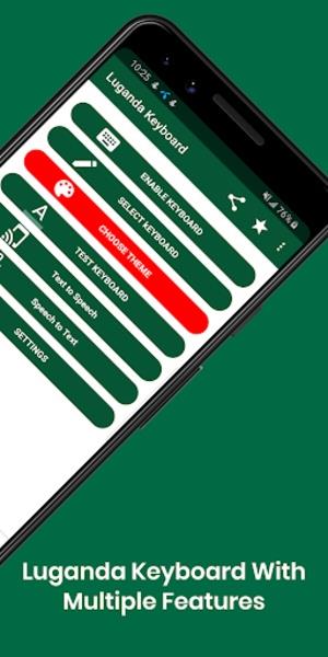Luganda Keyboard Captura de pantalla 0