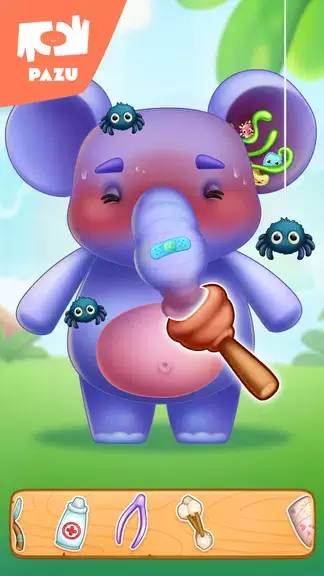 Jungle Animal Kids Care Games Screenshot 3