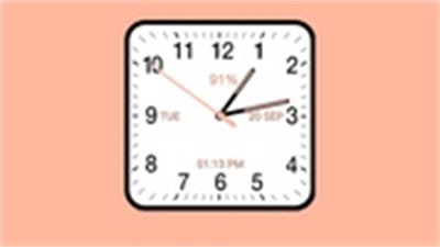 Analog Clock Square Cloassic应用截图第1张