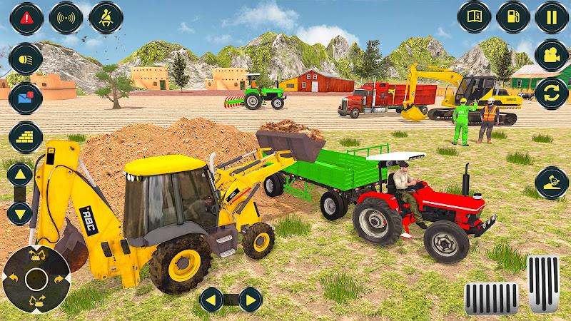 Village Excavator JCB Games Скриншот 0