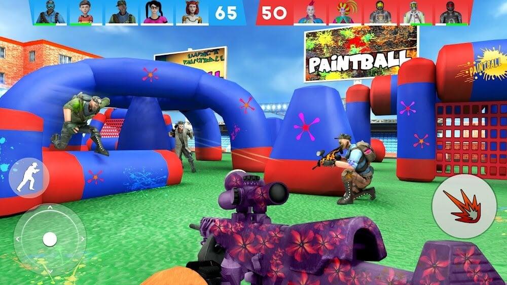 Paintball Shooting Game 3D Скриншот 3