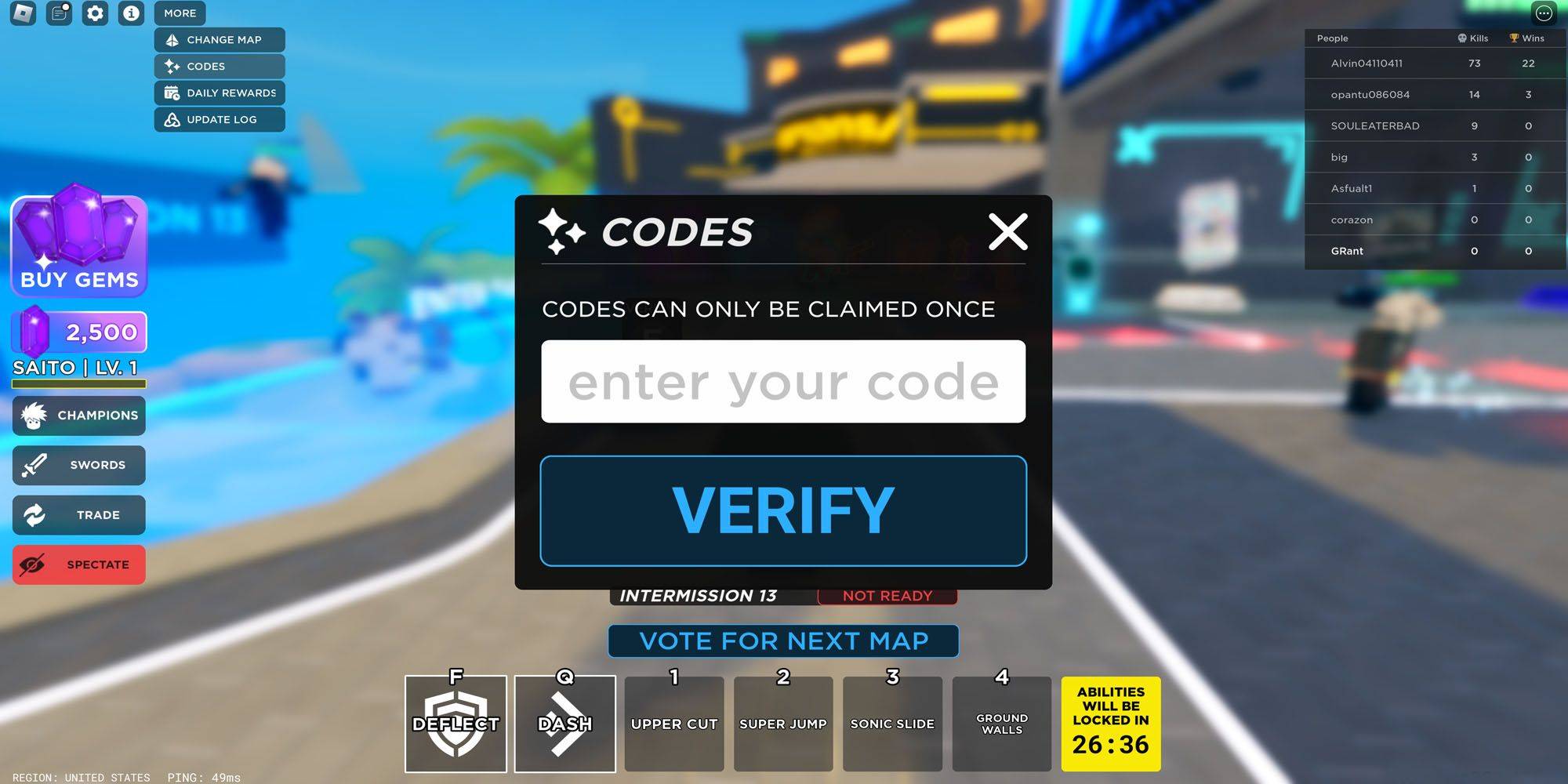 Redeeming Codes Image