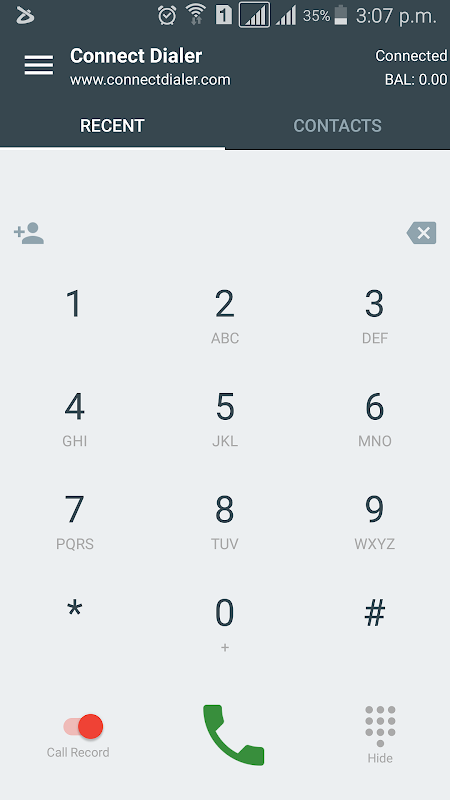 Connect Dialer Tangkapan skrin 2