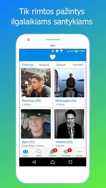 antrapuse.lt - Rimtos Pažintys スクリーンショット 0