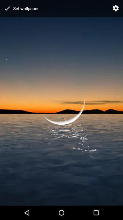 Moon Over Water Live Wallpaper 螢幕截圖 2