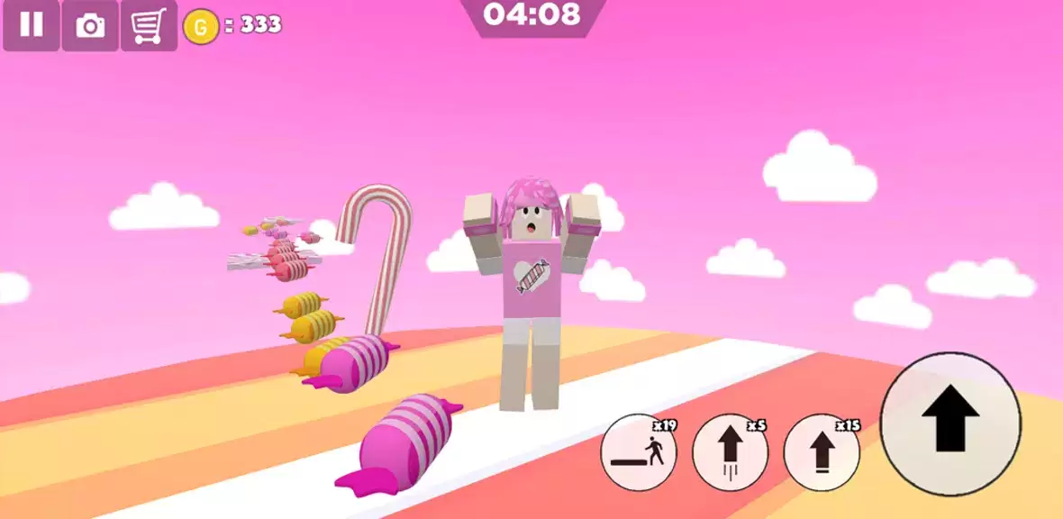 Candy Parkour Sweet girl Screenshot 3