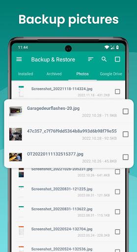 Backup and Restore - APP Schermafbeelding 2