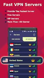 USA VPN -Safe Secure VPN Proxy Captura de tela 1