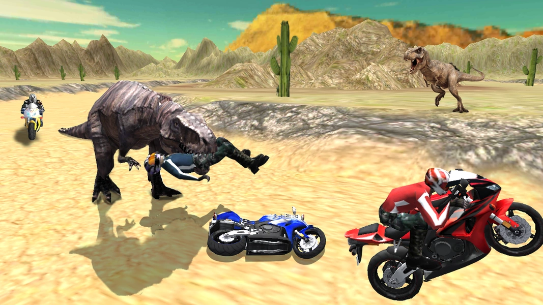 Dino World Bike Race Game - Jurassic Adventure 스크린샷 3