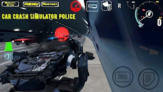 Car Crash Simulator Police 螢幕截圖 2