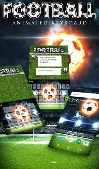 Football Keyboard & Wallpaper 螢幕截圖 0