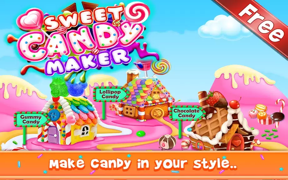 Sweet Candy Maker - Candy Game 螢幕截圖 0