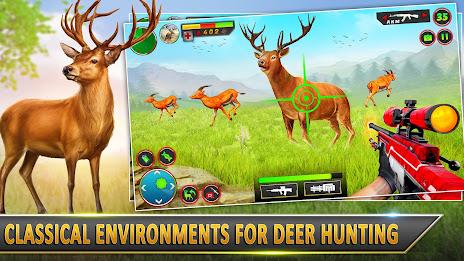 Jungle Deer Hunting Games Скриншот 1