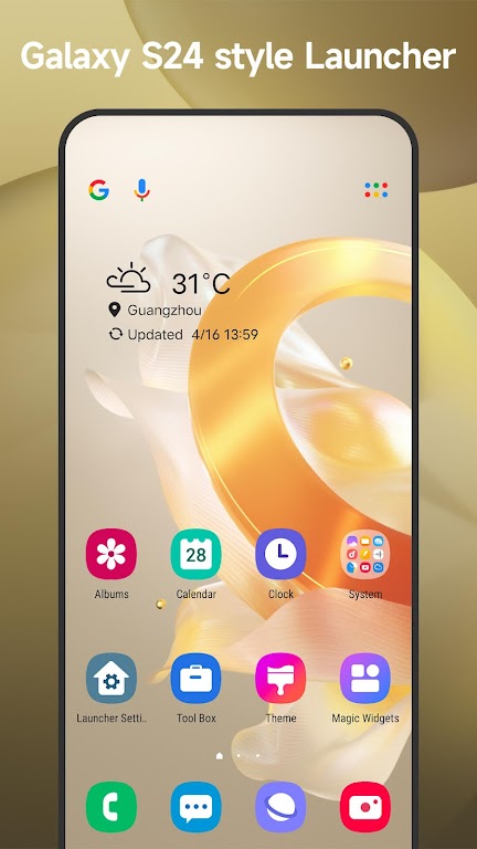 Schermata Cool S24 Launcher Galaxy OneUI Mod 0