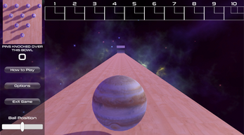 Space Bowling 螢幕截圖 0