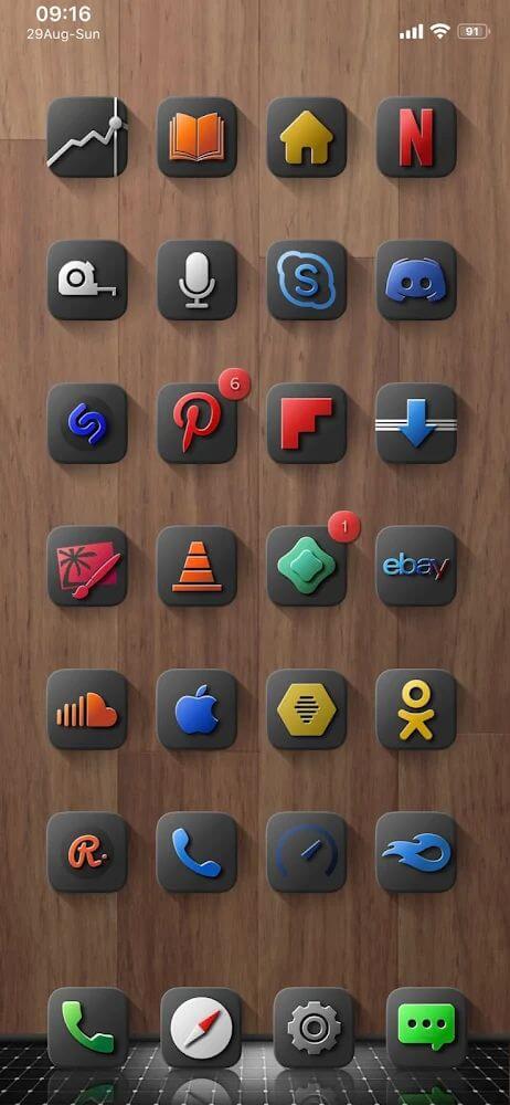 Shiiny Icon Pack Mod 螢幕截圖 0