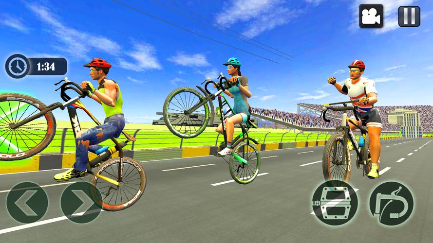 Cycle Race Game Cycle Stunt Capture d'écran 1