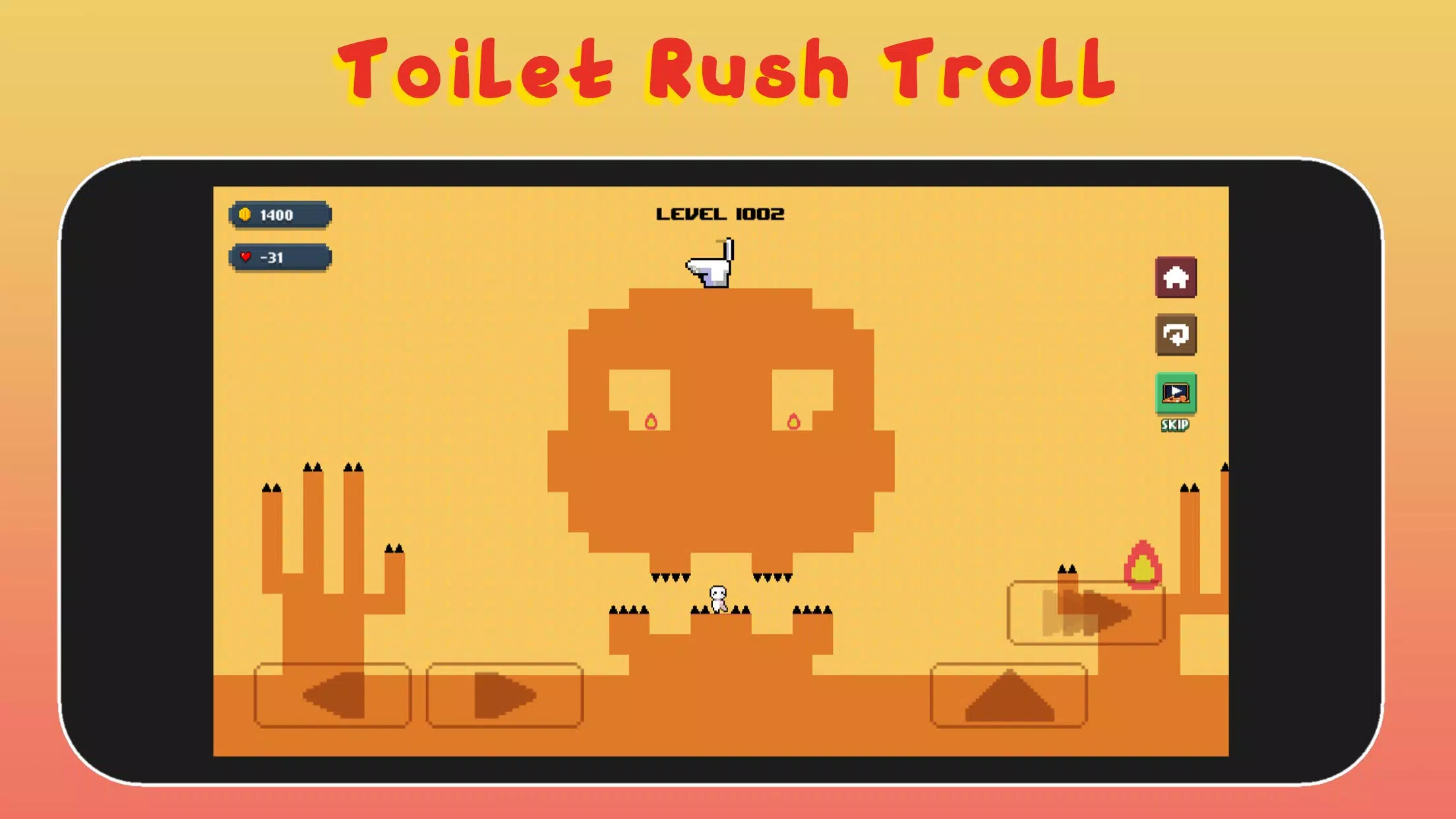 Toilet Rush Troll Screenshot 1