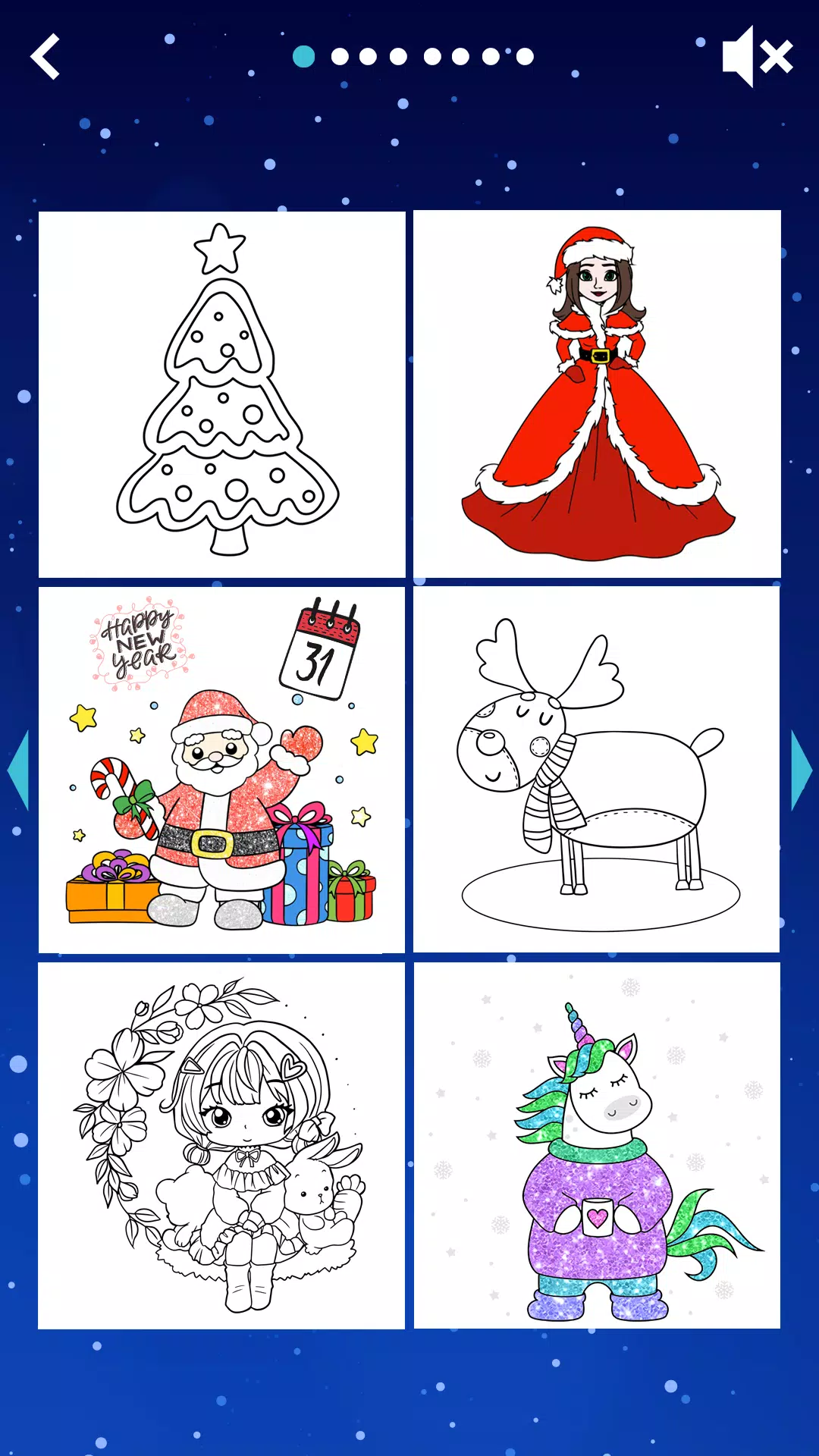 Christmas kids coloring Screenshot 2