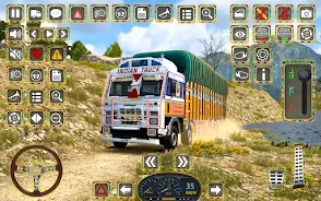 Offroad Cargo Truck Driving 3D 螢幕截圖 1