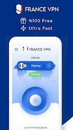 VPN France - Get France IP Captura de pantalla 0