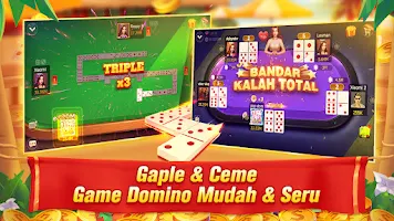 Domino QiuQiu 99 QQ Gaple Slot Schermafbeelding 1