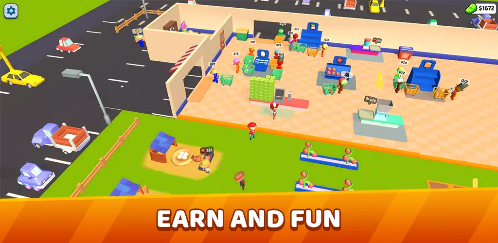 Mart Tycoon Supermarket game Captura de pantalla 0