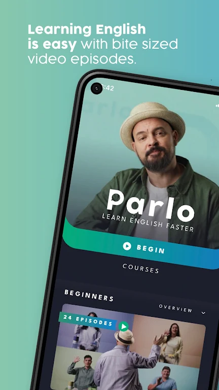 Parlo Learn English 螢幕截圖 0