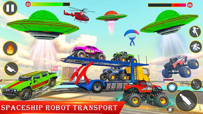 Spaceship Robot Transform Game Zrzut ekranu 1