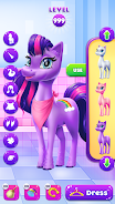 Magical Unicorn Candy World Tangkapan skrin 1