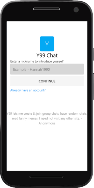 Y99 Chat - Your friend finder Ảnh chụp màn hình 2