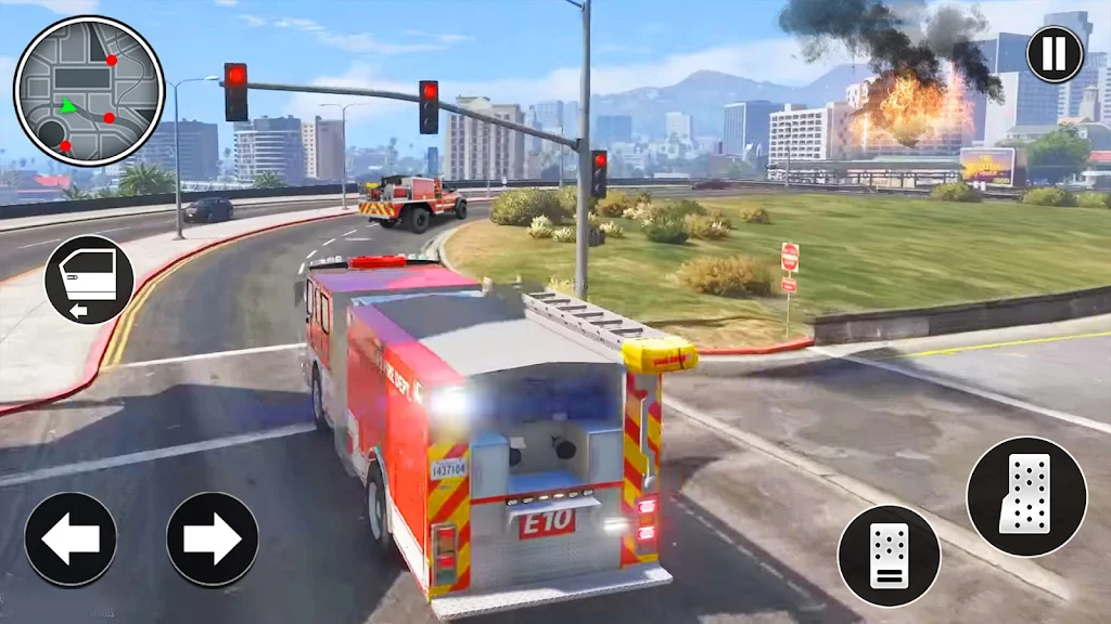 City Emergency Driving Games 螢幕截圖 1