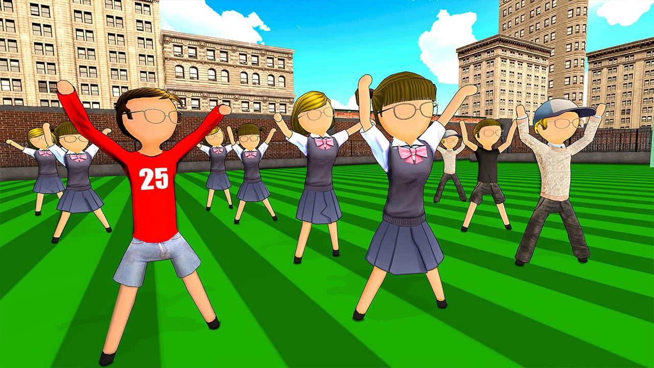 Schermata Stickman High School Girl Game 2