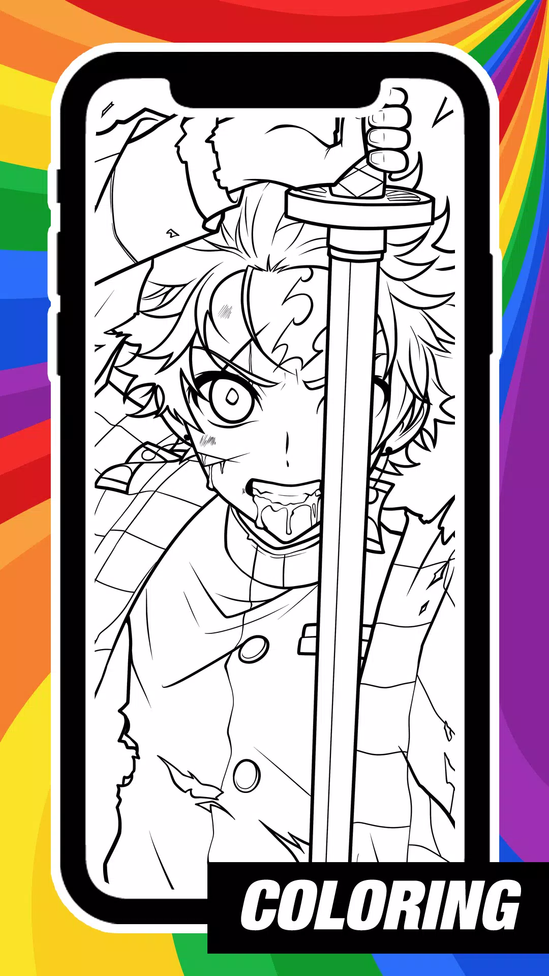 Schermata AR Draw Coloring Demon Slayer 1