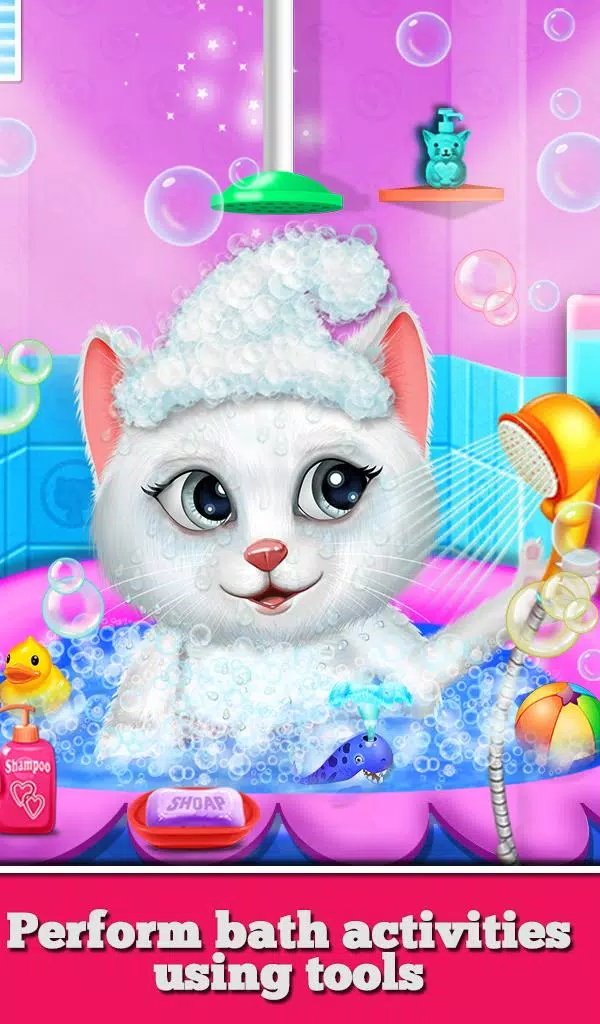 Kitty Nail Salon Daycare Cute Ekran Görüntüsü 1