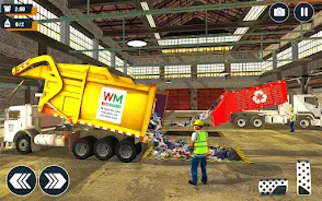 Real Garbage Truck Simulator Captura de tela 3