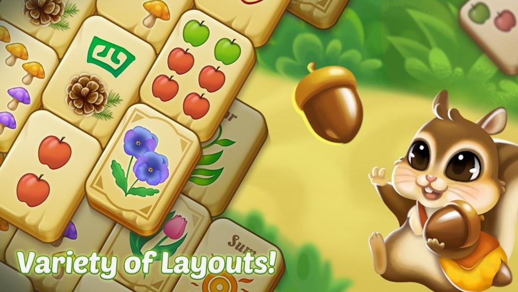 Mahjong Forest Puzzle Mod Capture d'écran 2