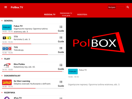 PolBox.TV Zrzut ekranu 3