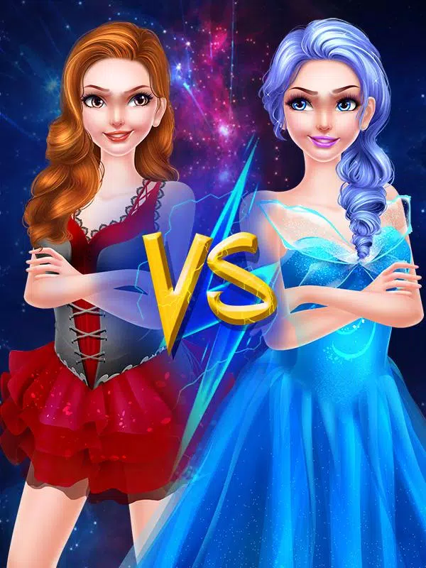 Fairy Dress Up VS Witch Makeup Capture d'écran 0