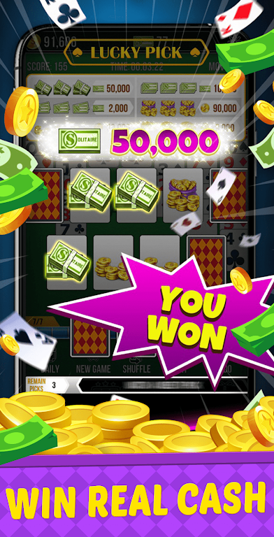 Big Run Solitaire - Win Cash Tangkapan skrin 1