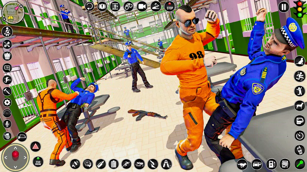 US Police Prison Escape Games स्क्रीनशॉट 2