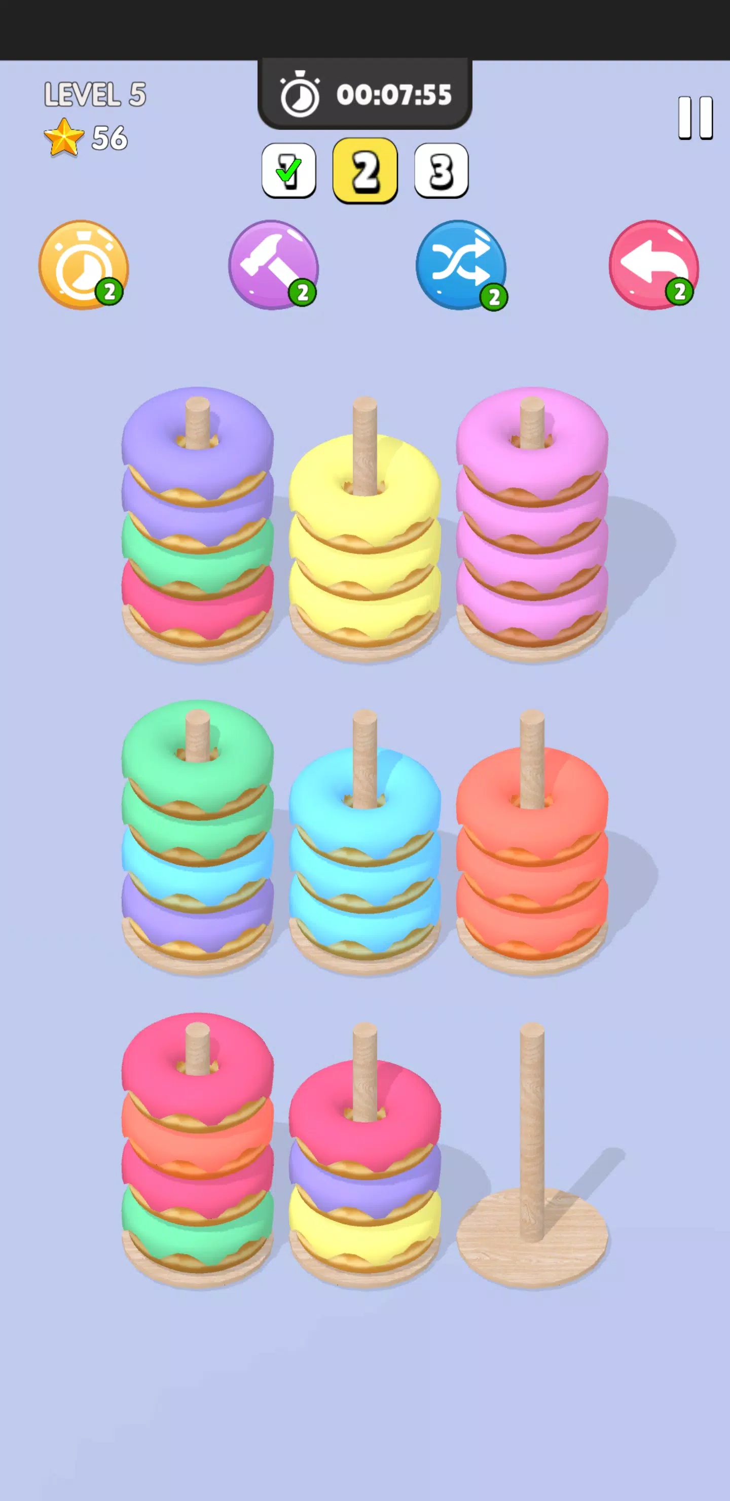 Donut Sort ภาพหน้าจอ 1