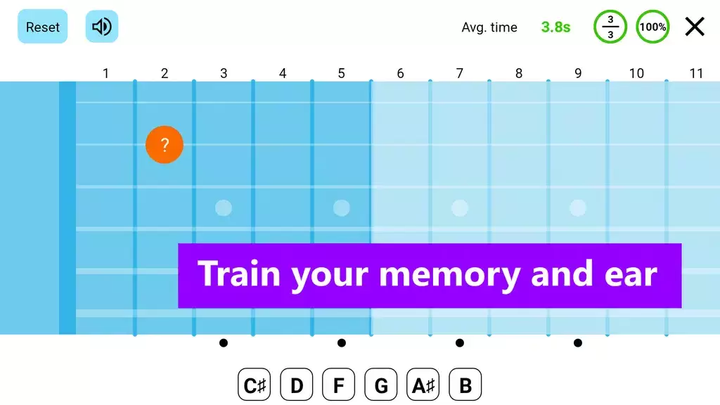 Guitar Fretboard: Scales ภาพหน้าจอ 2