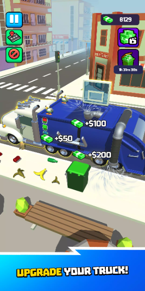 Camion à ordures 3d mod apk