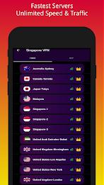 Singapore Fast VPN:Safer VPN Zrzut ekranu 2