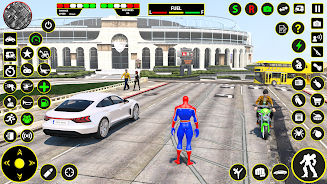 Spider Robot Hero Car Games Screenshot 1