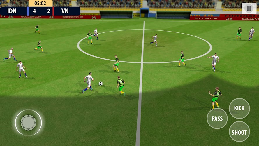 Soccer Hero: Football Game Скриншот 1