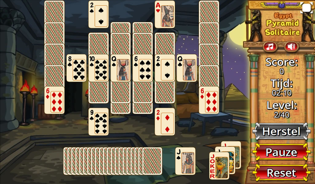 Egypt Pyramid Solitaire Captura de tela 3